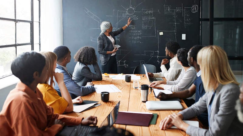 strategic-foresight-person-presenting-strategy-at-meeting