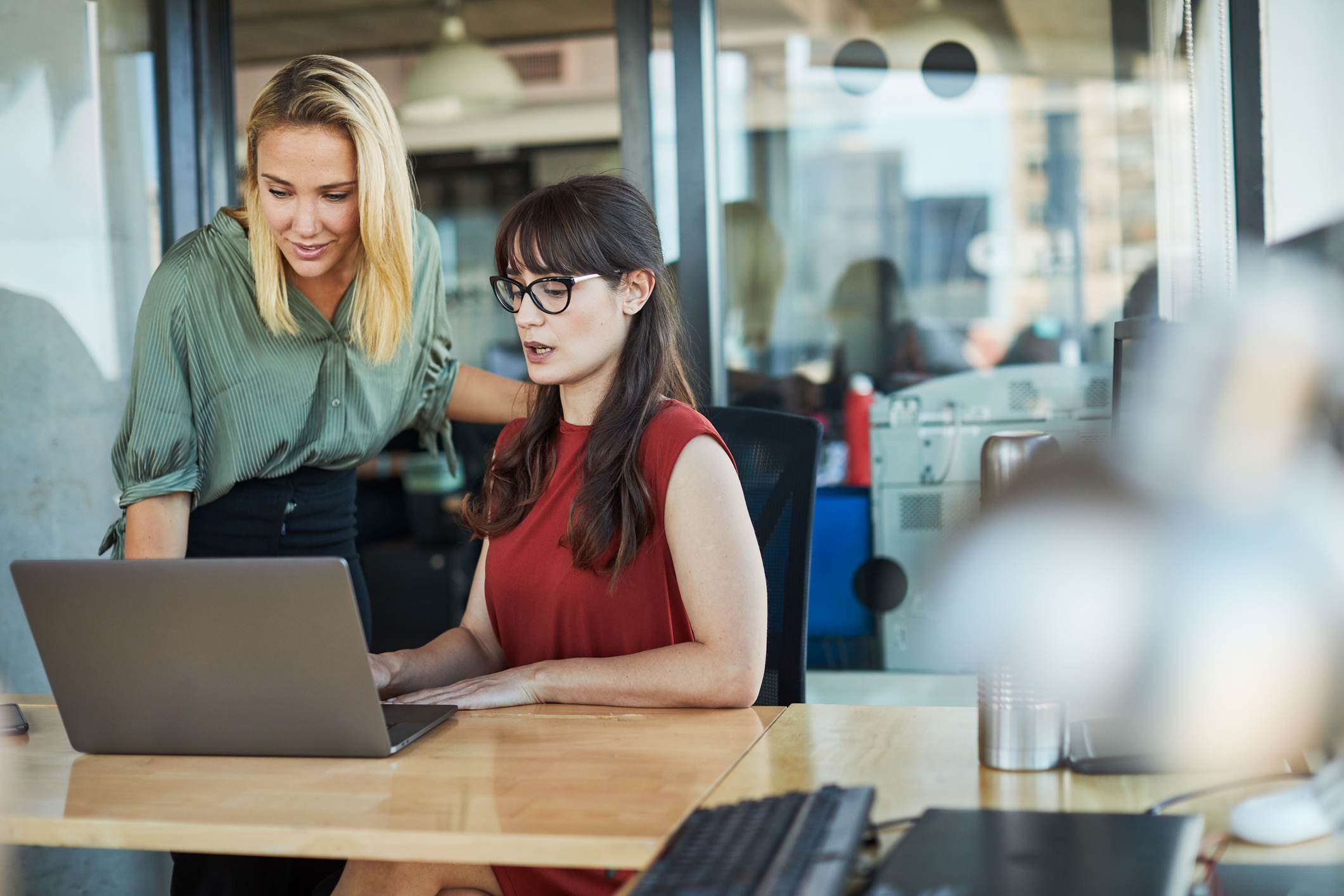 Two-women-in-a-corporate-Business-meeting-what-to-do-if-you-don’t-get-a-promotion