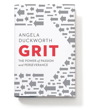 book cover for grit by angela duckworth