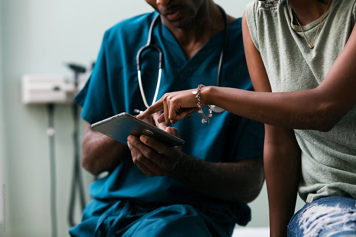 doctor-and-patient-talking-mental-health-in-the-black-community