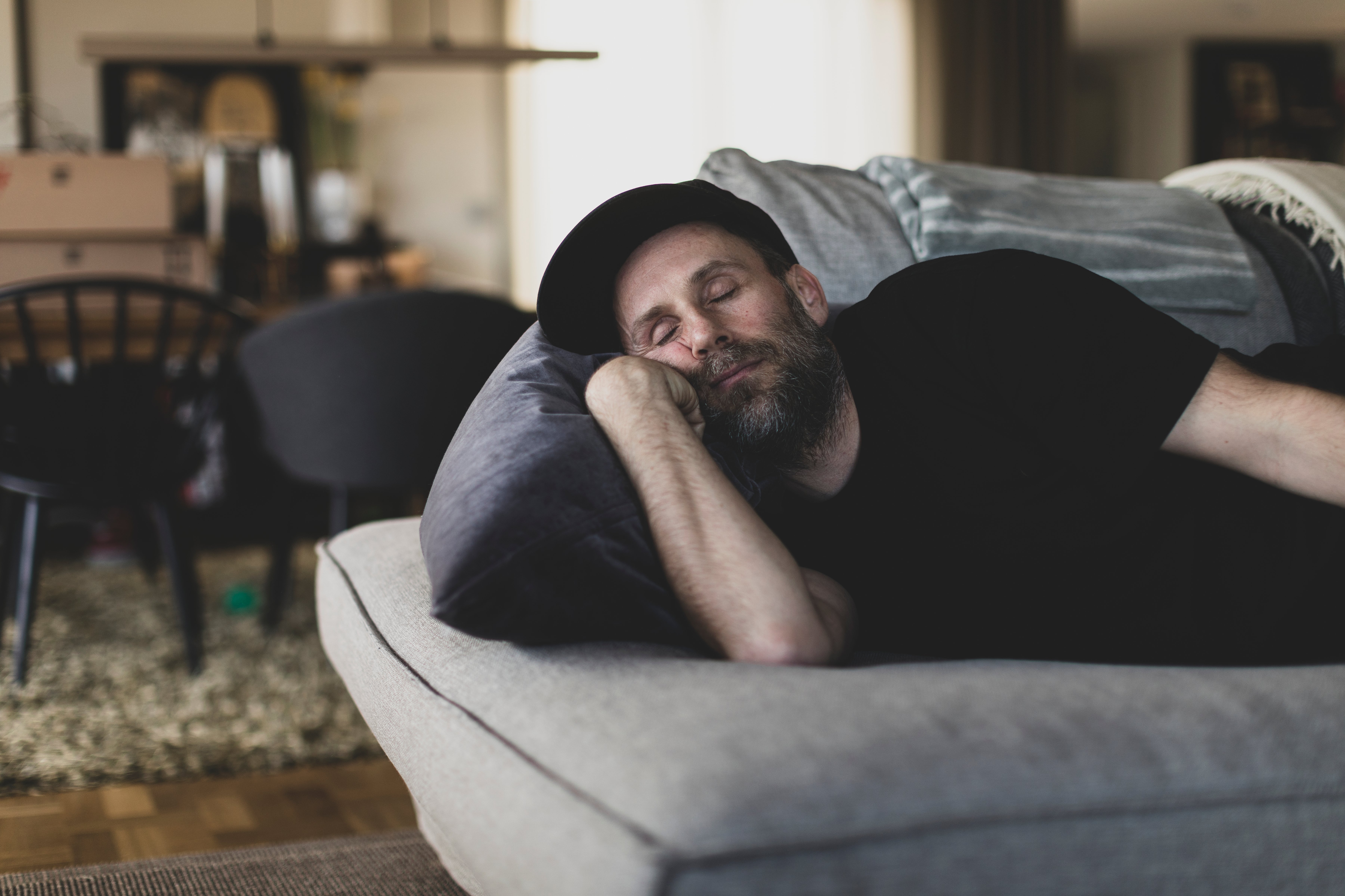 man-napping-sleep hygiene