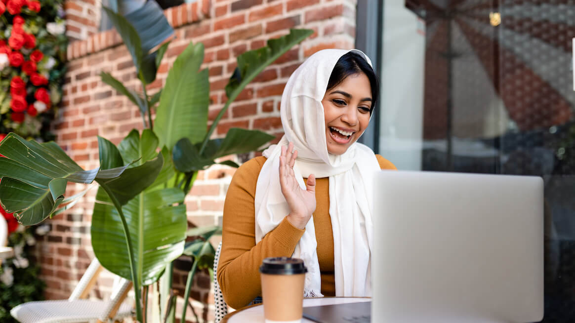 cultural-humility-versus-cultural competence-woman-working-at-an-outdoor-cafe
