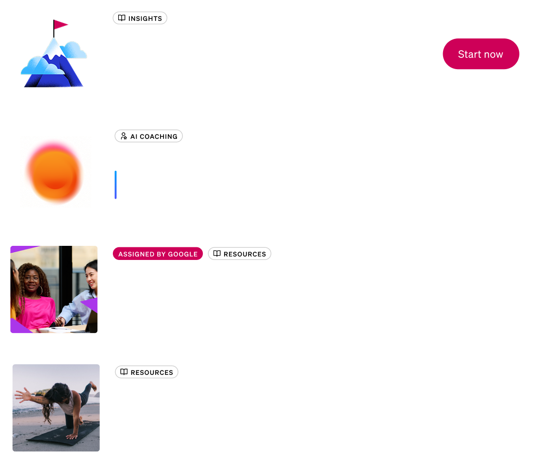 BetterUp Grow product imagery